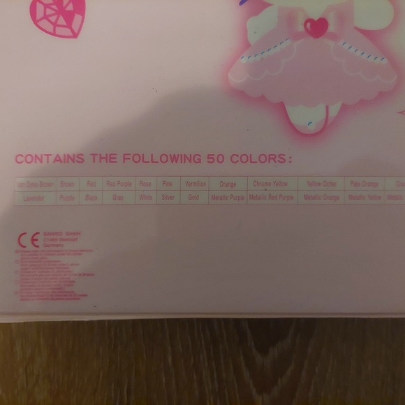 Vintage 1976 2004 Sanrio Hello Kitty 50 Twist-Up Crayons Princess Pink Box - Picture 3 of 9